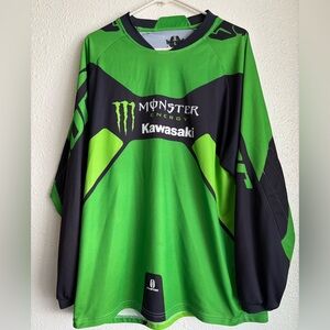 Motocross jersey Monster Energy Kawasaki men’s Large